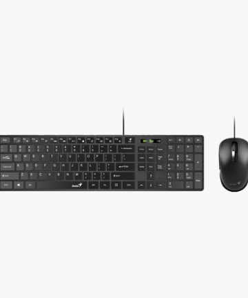 Combo Teclado y Mouse Con Cable USB SlimStar C126 Genius (CABLE USB)