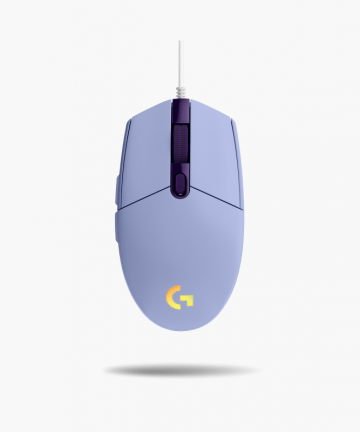 Mouse Gamer Usb G203 LIGHTSYNC Lila Logitech