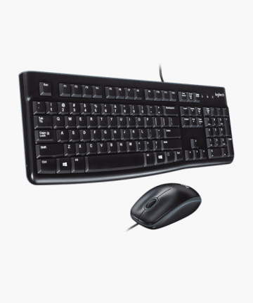 Combo Teclado y Mouse Con Cable USB MK-120 Logitech (CABLE USB)