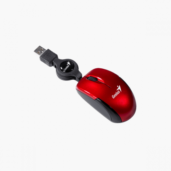 Mouse Usb Genius Micro Traveler Rojo