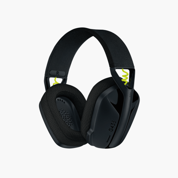 Diadema Gamer G435 Negro-Amarillo Logitech (INALAMBRICA & BLUETOOTH)