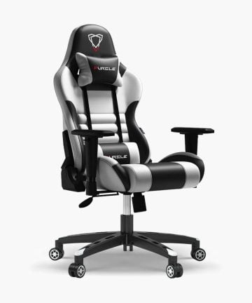 Silla Gamer Pro Furgle F041AB Blanco-Negro