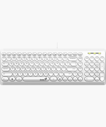 Teclado Usb Slim Star Q200 Blanco Genius (CABLE USB)