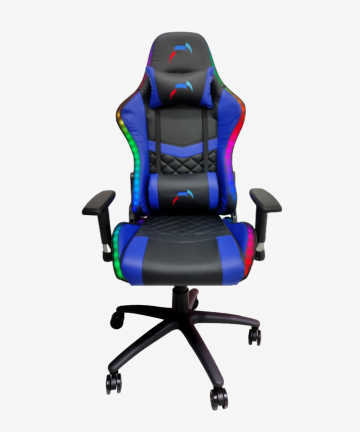 Silla Gamer Pro Unitec RGB Negro-Azul