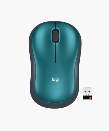 Mouse Inalambrico M185 Azul-Negro Logitech