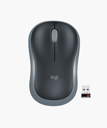 Mouse Inalambrico M185 Gris-Negro Logitech